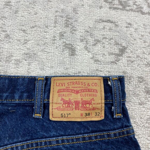 Levi’s 517 Bootcut Jeans Men’s Blue Western Cowboy Western Jeans Size 38x32 - Picture 3 of 7